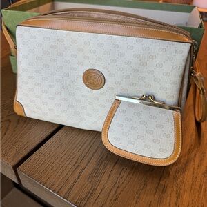 Gucci vintage Beige and Brown Bag